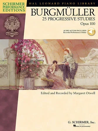 Burgmuller: 25 Progressive Studies Op. 100 (& Audio Access): Otwell