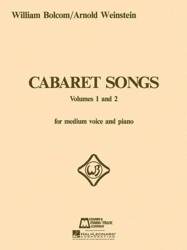 Cabaret Songs Volumes 1 and 2 (Softcover Book)