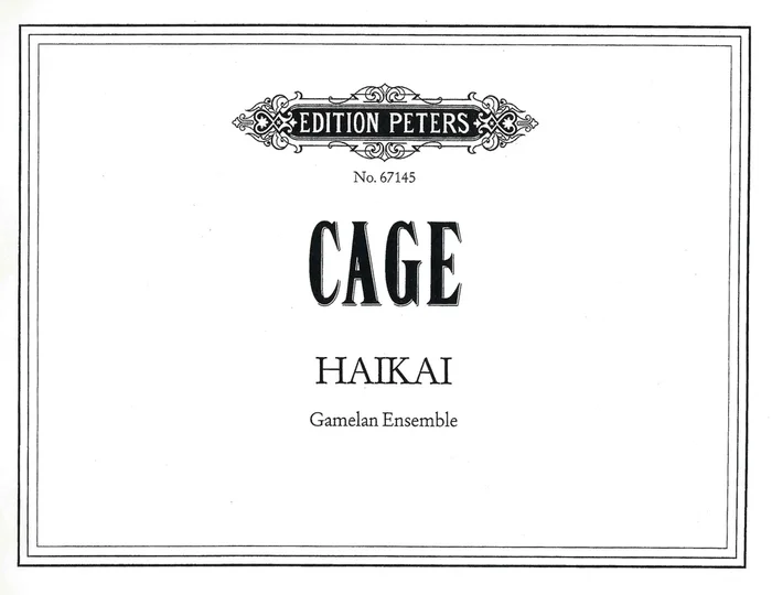 Cage: Haikai