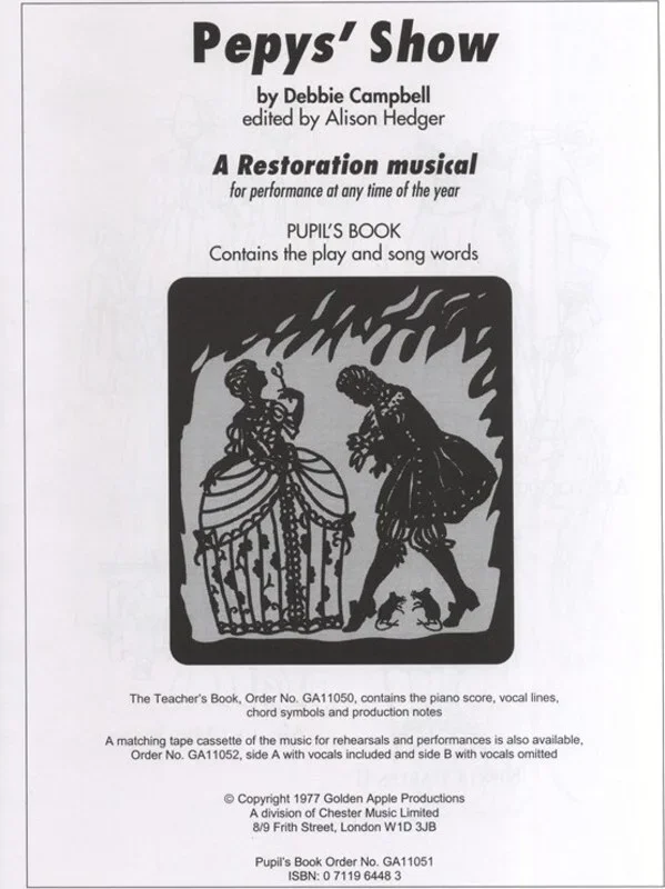 Campbell Pepys Show Pupils Book