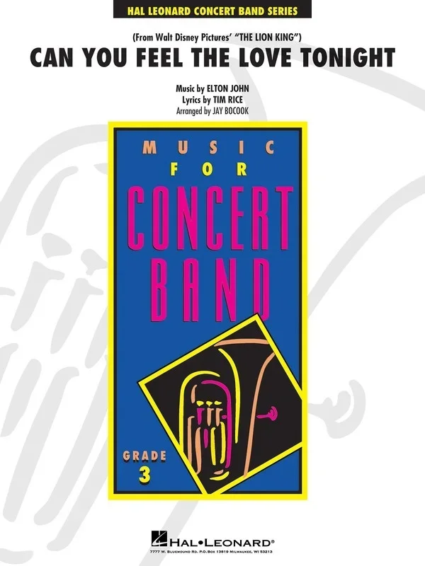 Can You Feel The Love Tonight Youth Band3 (Music Score/Parts)
