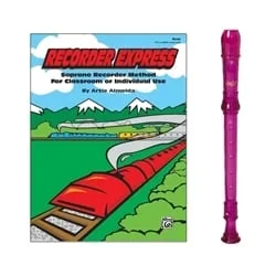 Canto 1-pc Purple Recorder & Recorder Express Book