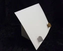 Cardboard Desktop Music Stand and Tablet Holder