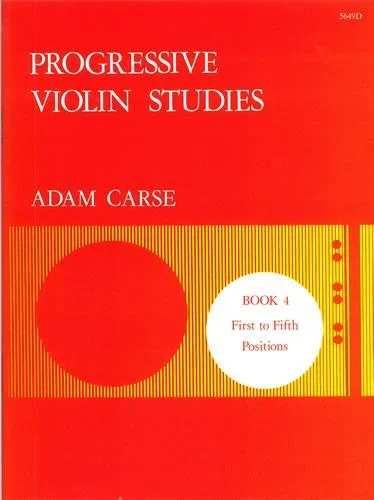 Carse: Progressive Violin Studies – Book 4