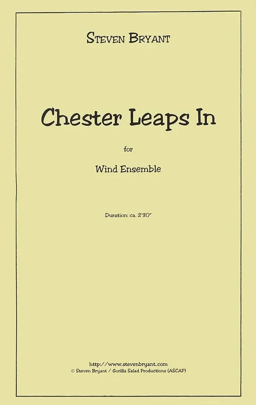 Chester Leaps In Gr 5 (Music Score/Parts)