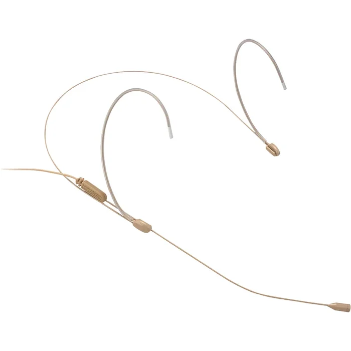 Chiayo NHS777C Slimline small profile, lightweight head worn mic, cardioid beige, TA4F wired