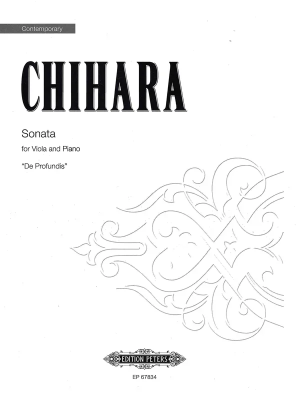Chihara: Viola Sonata ( “De Profundis “)