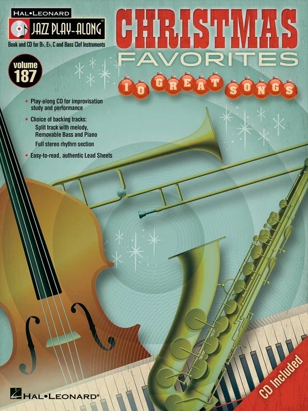 Christmas Favorites Jazz Play Along Book/CD V111 (Softcover Book/CD)