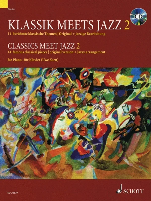 Classics Meet Jazz Book 2 Arr Korn Book/CD