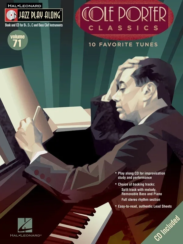 Cole Porter Classics Jazz Play Along Book/CD V71 (Softcover Book/CD)