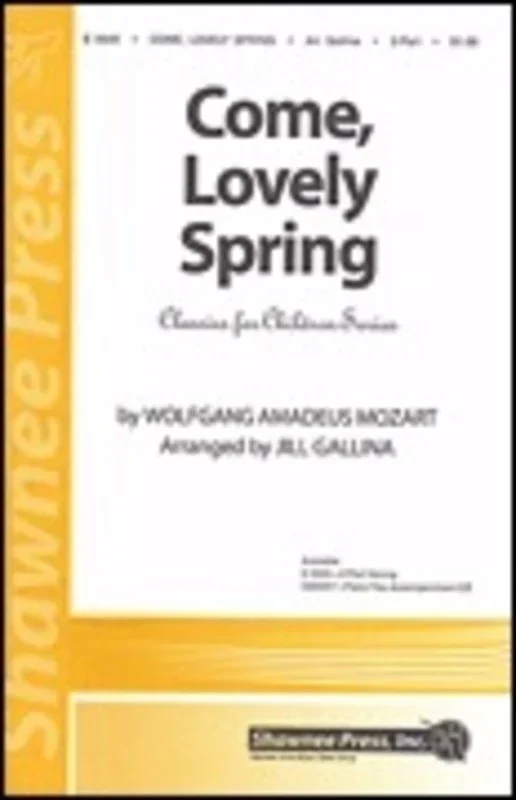 Come Lovely Spring 2-Part Book