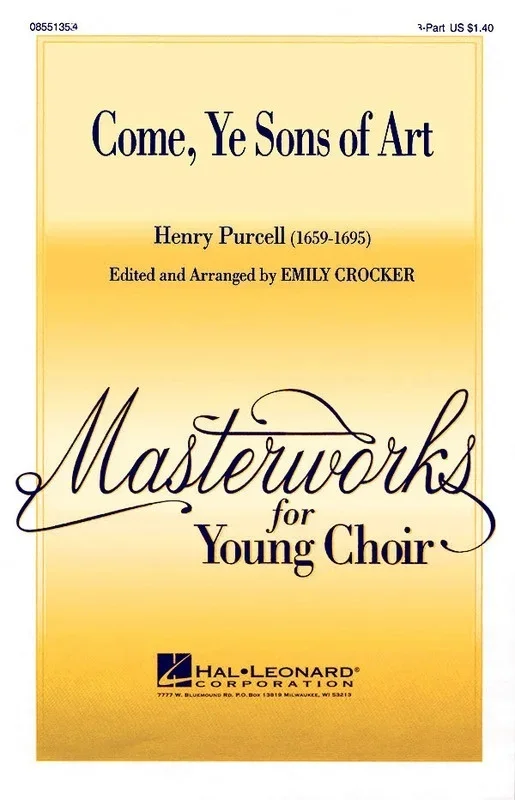 Come Ye Sons Of Art 3 Pt Arr Crocker (Octavo)