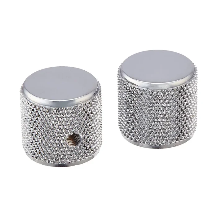 Control Knob Flat Top Chrome 6mm