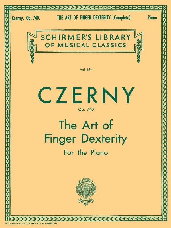 Czerny: The Art of Finger Dexterity, Op. 740 (Complete)