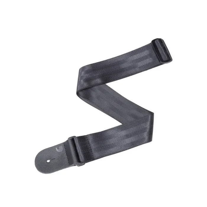 D’ADDARIO 50SB00 Seat Belt Guitar Strap, Black 50mm