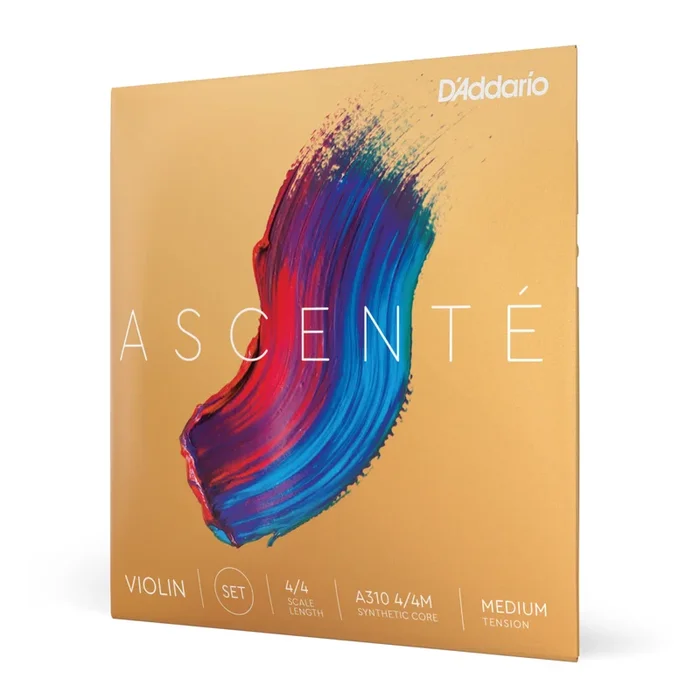 D’Addario Ascenté Violin String Set 4/4 Scale Medium Tension