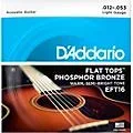 D’Addario EFT16 Flat Top PB Light Acoustic Guitar Strings Standard