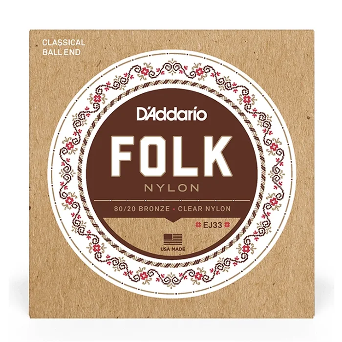 D’ADDARIO EJ33 Folk Classical Ball End Strings