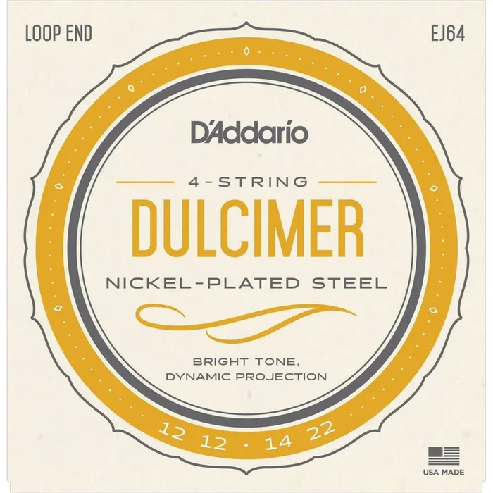 D’Addario EJ64 Nickel Wound Lap Dulcimer Strings