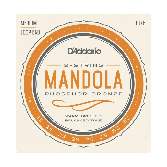 D’Addario EJ76 Phosphor Bronze Medium Gauge Mandola Strings