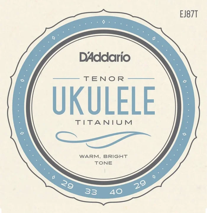 D’Addario EJ87T Titanium Ukulele Strings, Tenor