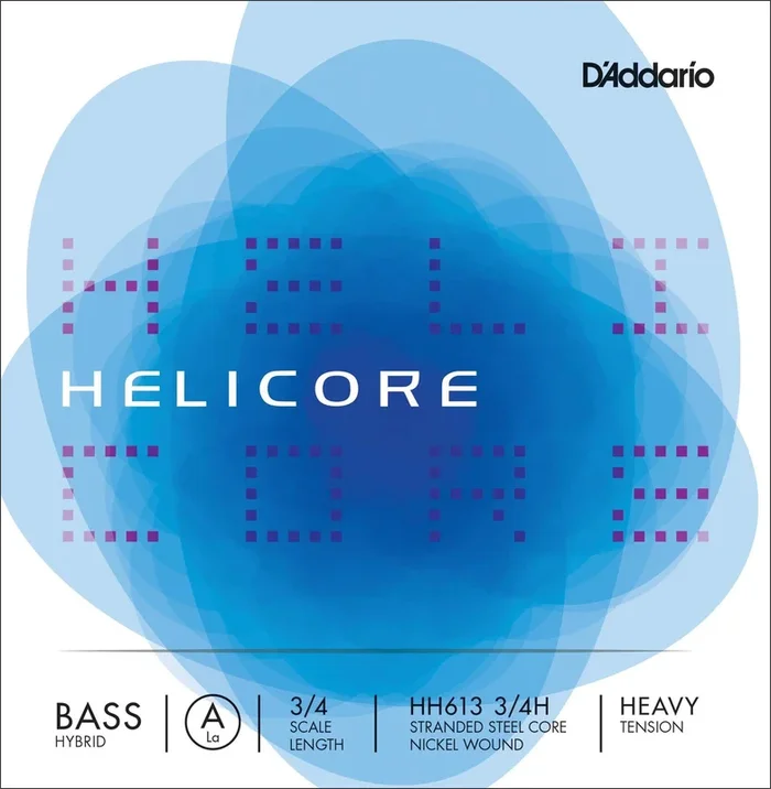 D’Addario Helicore Hybrid Bass Single A String, 3/4 Scale, Heavy Tension