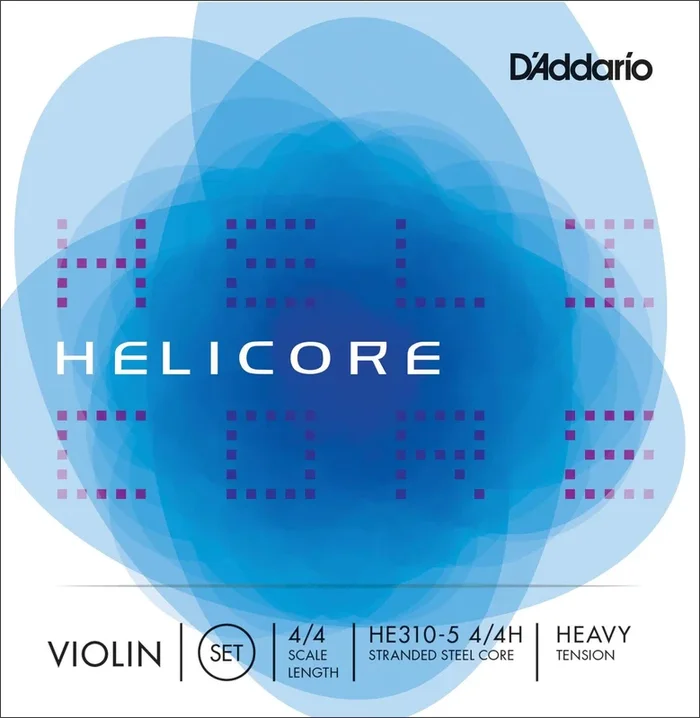 D’Addario Helicore Violin 5-String Set, 4/4 Scale, Heavy Tension