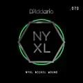 D’Addario NYNW070 NYXL Nickel Wound Electric Guitar Single String, .070 Standard