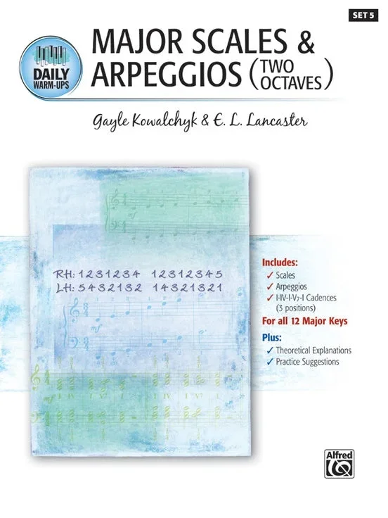 Daily Warm-Ups, Set 5: Major Scales & Arpeggios (Two Octaves)