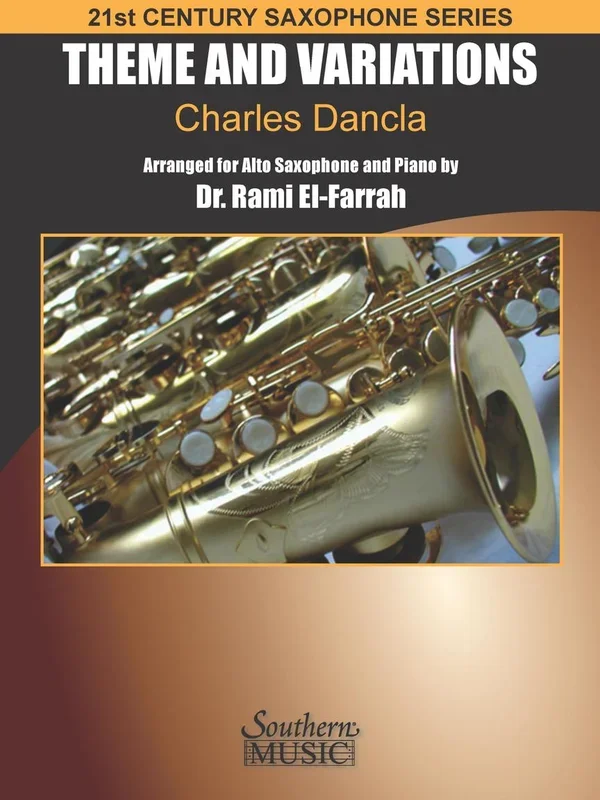 Dancla: Air Varie on a Theme by Pacini, Op. 89, No. 1 (arr. for alto sax & piano)