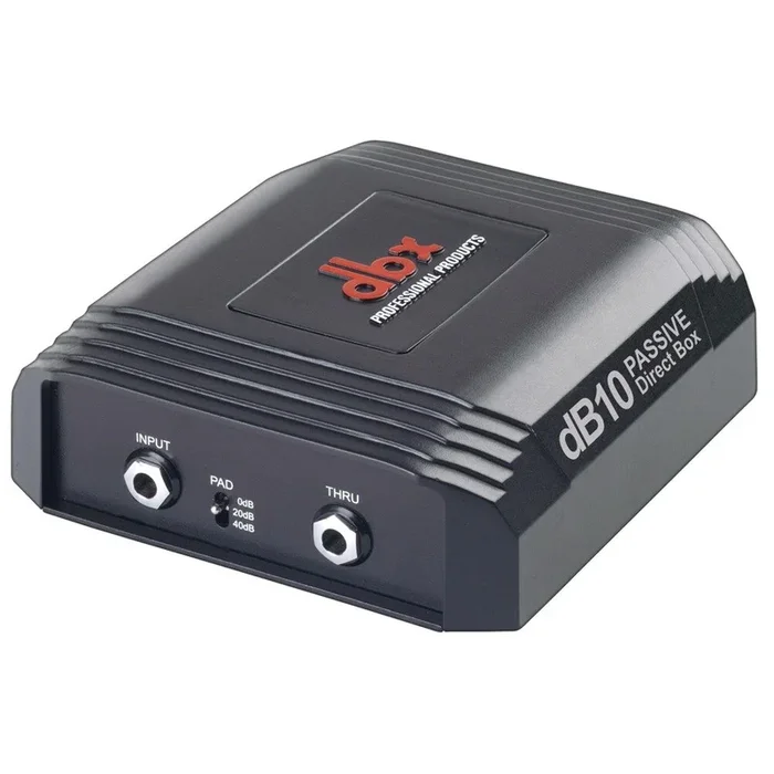 DBX dB10 Passive Direct Box – High-Performance Audio DI Box with Durable Construction, Ideal for Studio and Stage Use