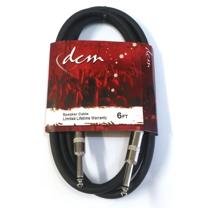 DCM DSBC166-6 6FT Speaker Cable 1/4″
