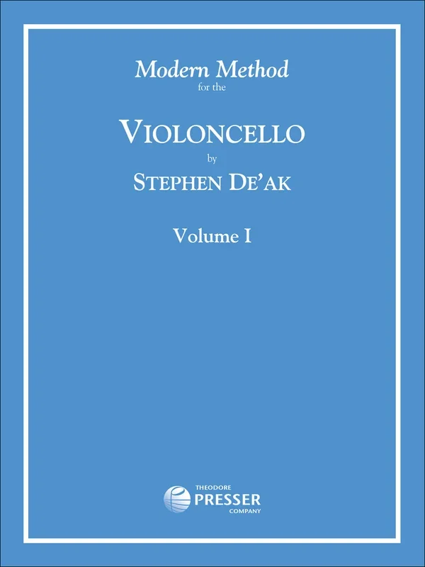De’ak: Modern Method for The Cello – Volume 1