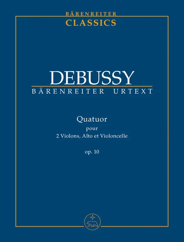 Debussy: Debussy String Quartet Op 10 – Study Score