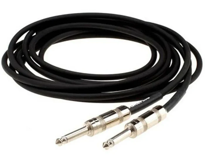 DiMarzio 10 Foot Guitar Cable Black American Made Nylon Braided