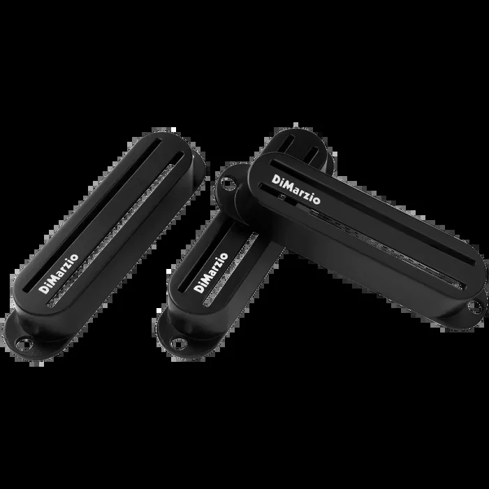 DiMarzio DM12B Fast Track Pickup Cover Black for Twin Blade Single Coil (Single)