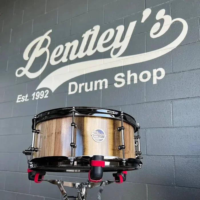 Doc Sweeney “Dark Rainbow ” 5.75×14 Stave Rainbow Poplar Snare Drum in a Hand Rubbed Oil