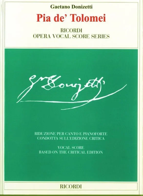 Donizetti: Pia de’ Tolomei