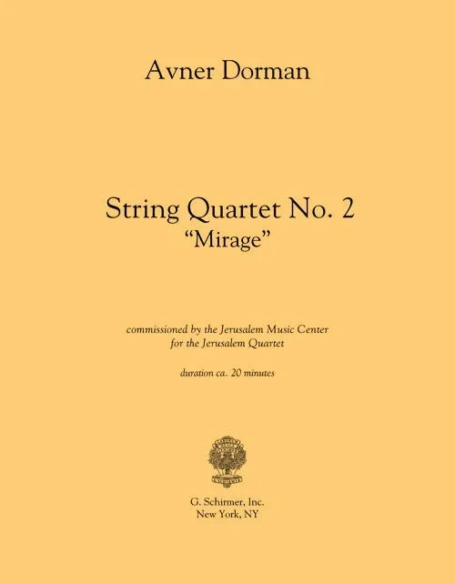 Dorman: String Quartet No. 2
