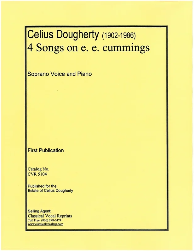 Dougherty: 4 Songs on e. e. cummings