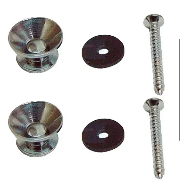 DR Parts Chrome strap Button / End Pin – PAIR
