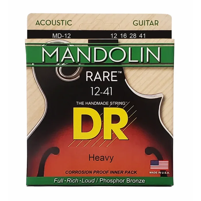 DR Rare Phosphor Bronze Mandolin Strings Heavy 12-41