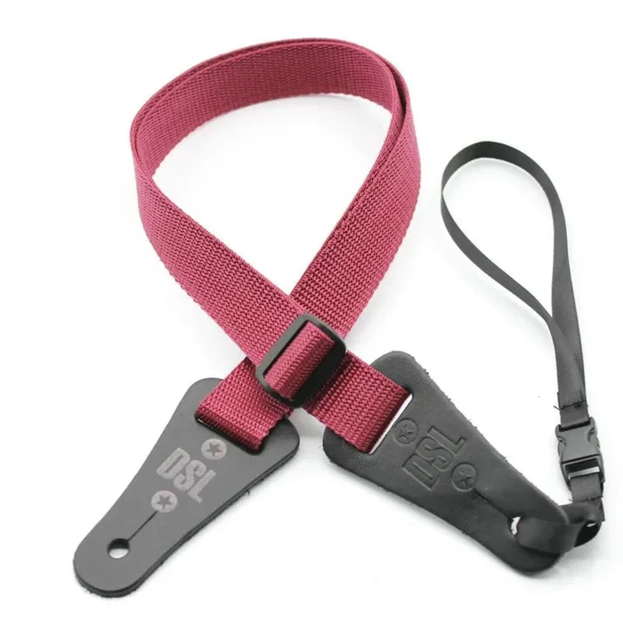 DSL 1 ” Ukulele Strap, Burgundy