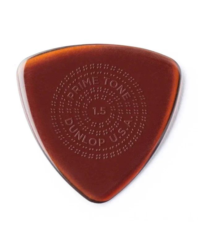 Dunlop Primetone Sculpted Plectra, Ultex Triangle with Grip, 1.50MM Thick, Three Pack