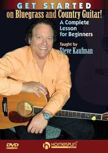 DVD – Get Started On Bluegrass and Country Guitar!-A Complete Lesson for Beginners