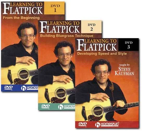 DVD – Learning to Flatpick-A Complete Course, From Bluegrass Basics to Advanced Techniques