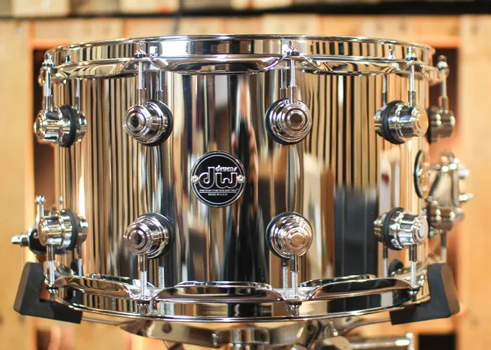 DW 8×14 Performance Chrome over Steel Snare Drum – DRPM0814SSCS