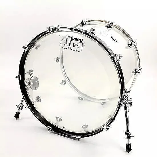 DW DDAC1822KKCL 18×22 ” Design Series Acrylic Bass Drum