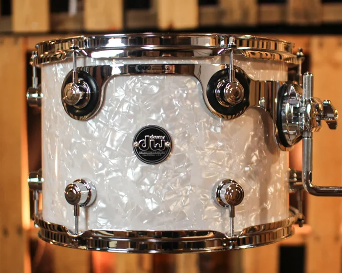 DW Performance White Marine Pearl Rack Tom – 9×13