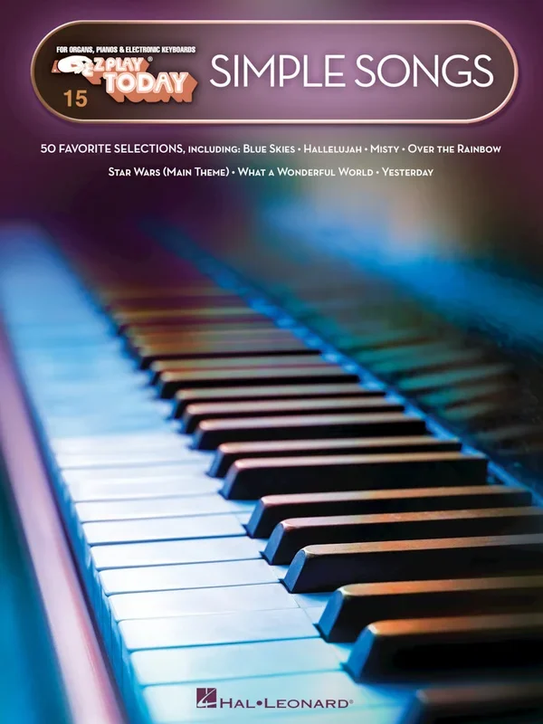 E-Z Play Piano 15, Simple Songs